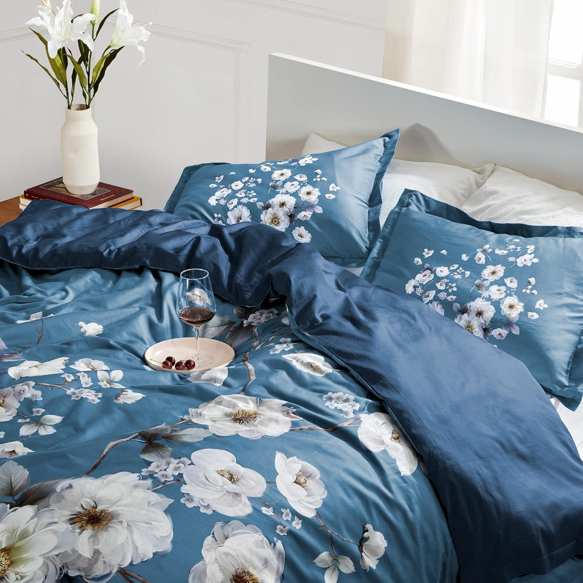 Funda Nórdica Tamaño Twin/Twin XL - Juego de Ropa de Cama Suave con Doble Cepillado para Niños y Adultos, Cierre de Cremallera, 2 Piezas, Incluye 1 Funda Nórdica (68"x90") y 1 Funda de Almohada, NO