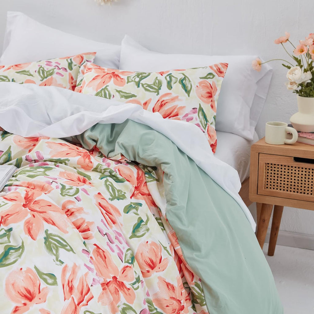 Funda Nórdica Tamaño Twin/Twin XL - Juego de Ropa de Cama Suave con Doble Cepillado para Niños y Adultos, Cierre de Cremallera, 2 Piezas, Incluye 1 Funda Nórdica (68"x90") y 1 Funda de Almohada, NO